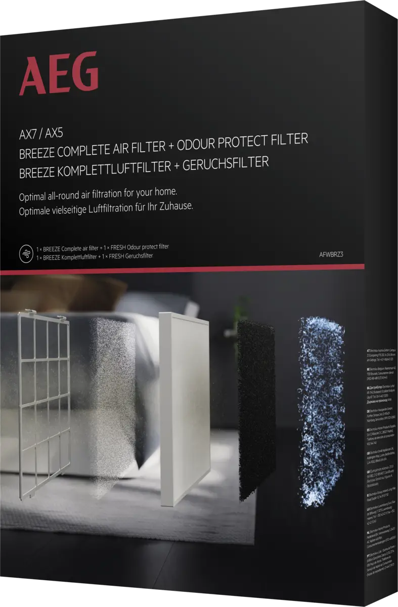 AFWBRZ3 Breeze Filter voor AX51-304WT, AX71 304GY/DG