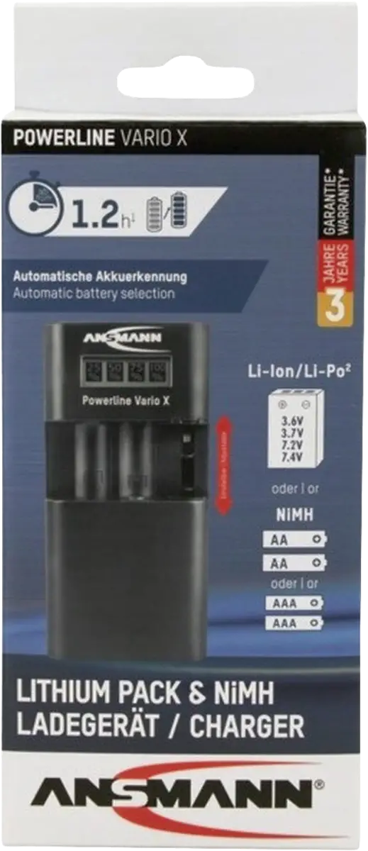 Universal- batterijlader Powerline Vario X