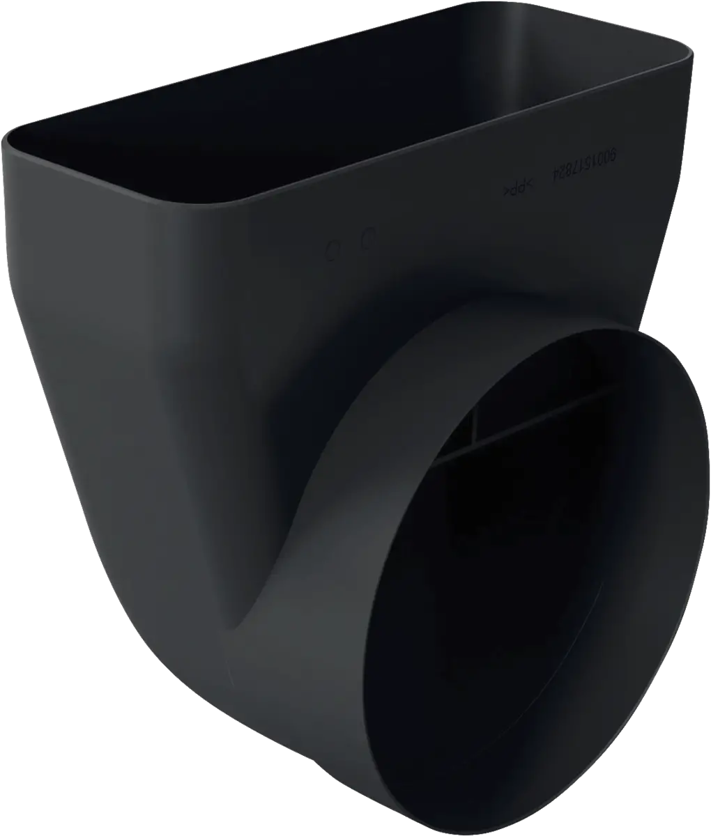 HEZ9VDSI1 90° Adapteraansluiting rond-vlak