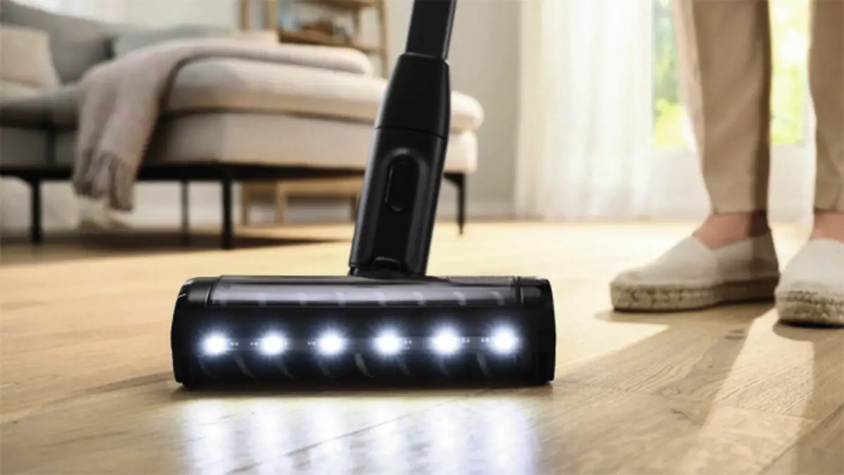Parketborstel met ledverlichting