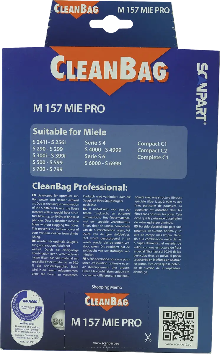 2682326157 Stofzak Miele F/J/M Prof.