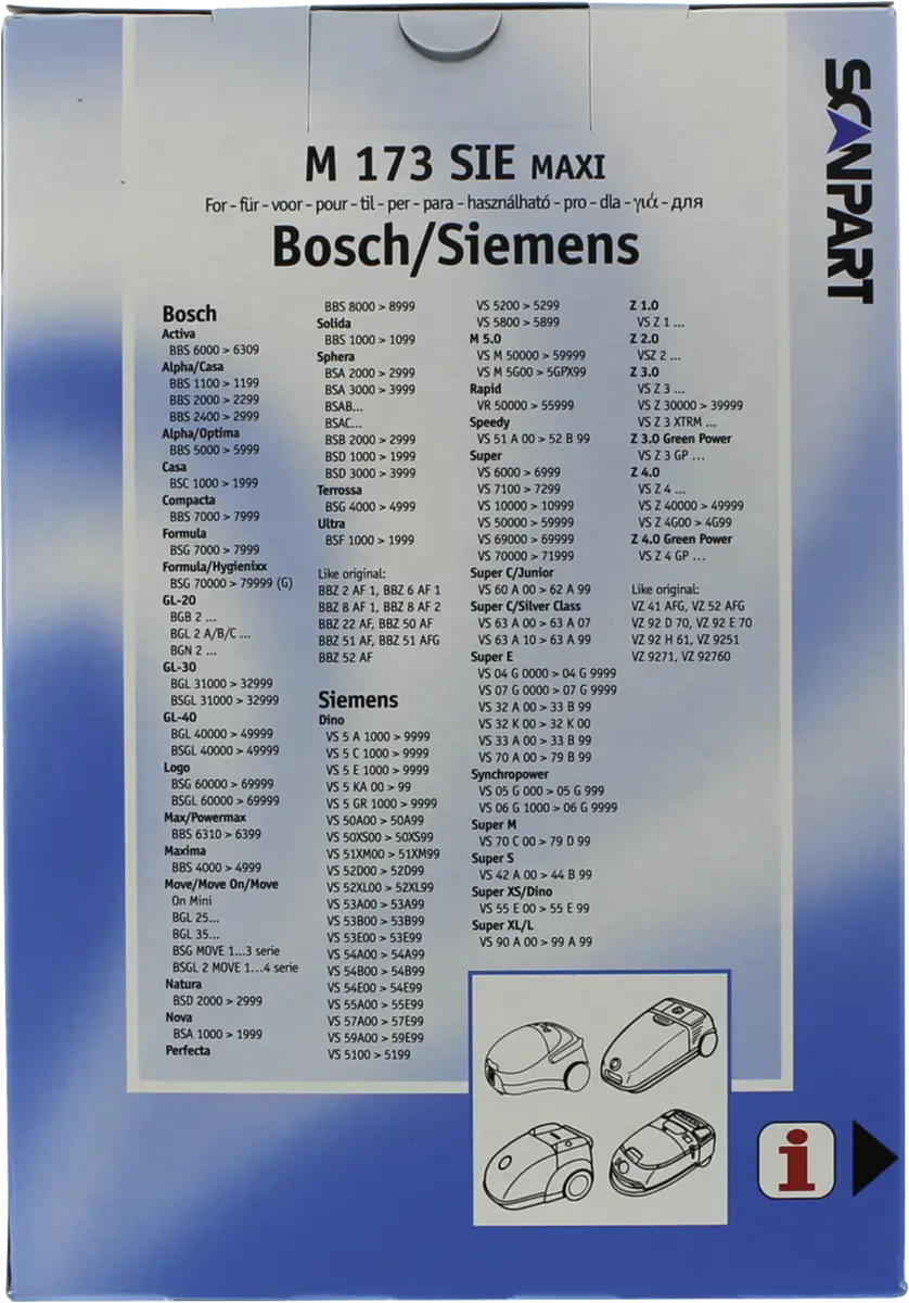 2687438173 Stofzak B/S D/E/F/G/H Maxi