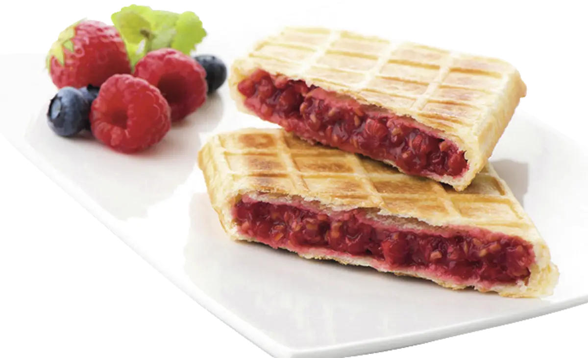 Set bakplaten voor gevulde wafels