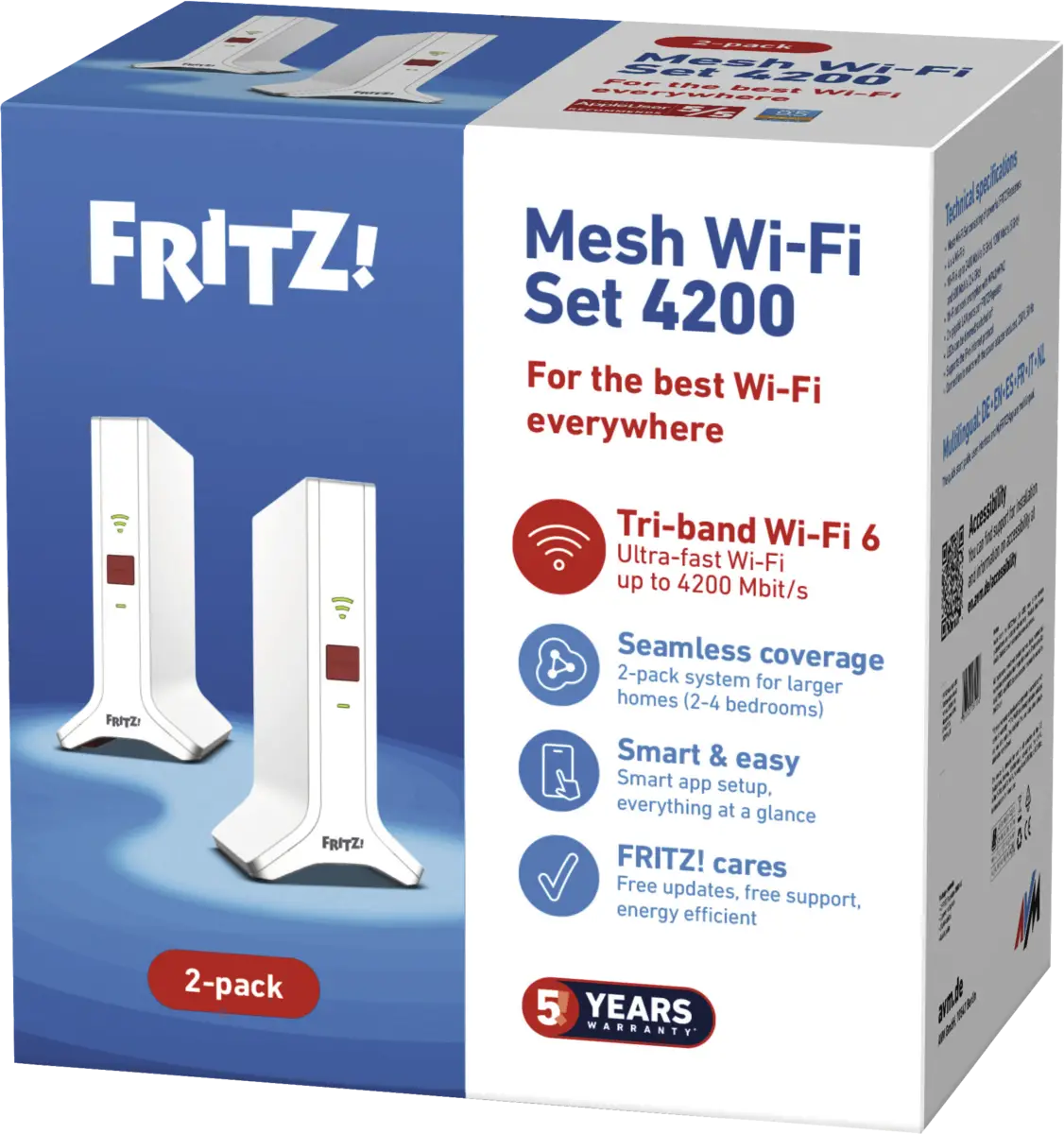 FRITZ!Mesh Set 4200 2-pack Edition International