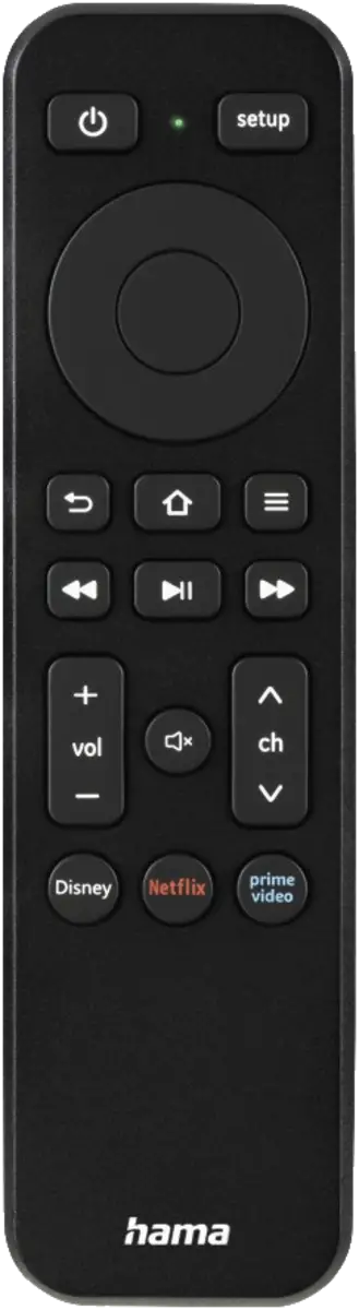 Universele tv-afstandsbediening streaming