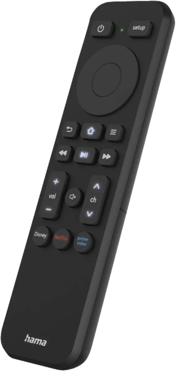 Universele tv-afstandsbediening streaming