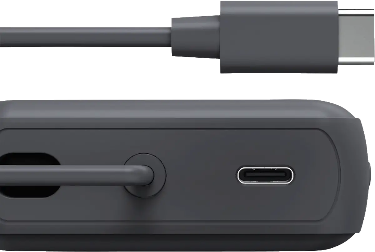 Power Pack Travel met kabel, 10000mAh, 2 uitgangen: 2x USB-C