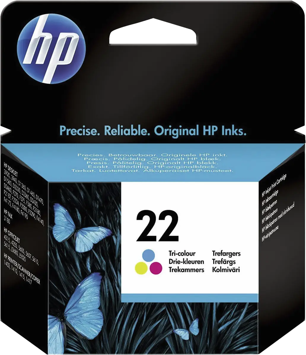 HP 22 ink color