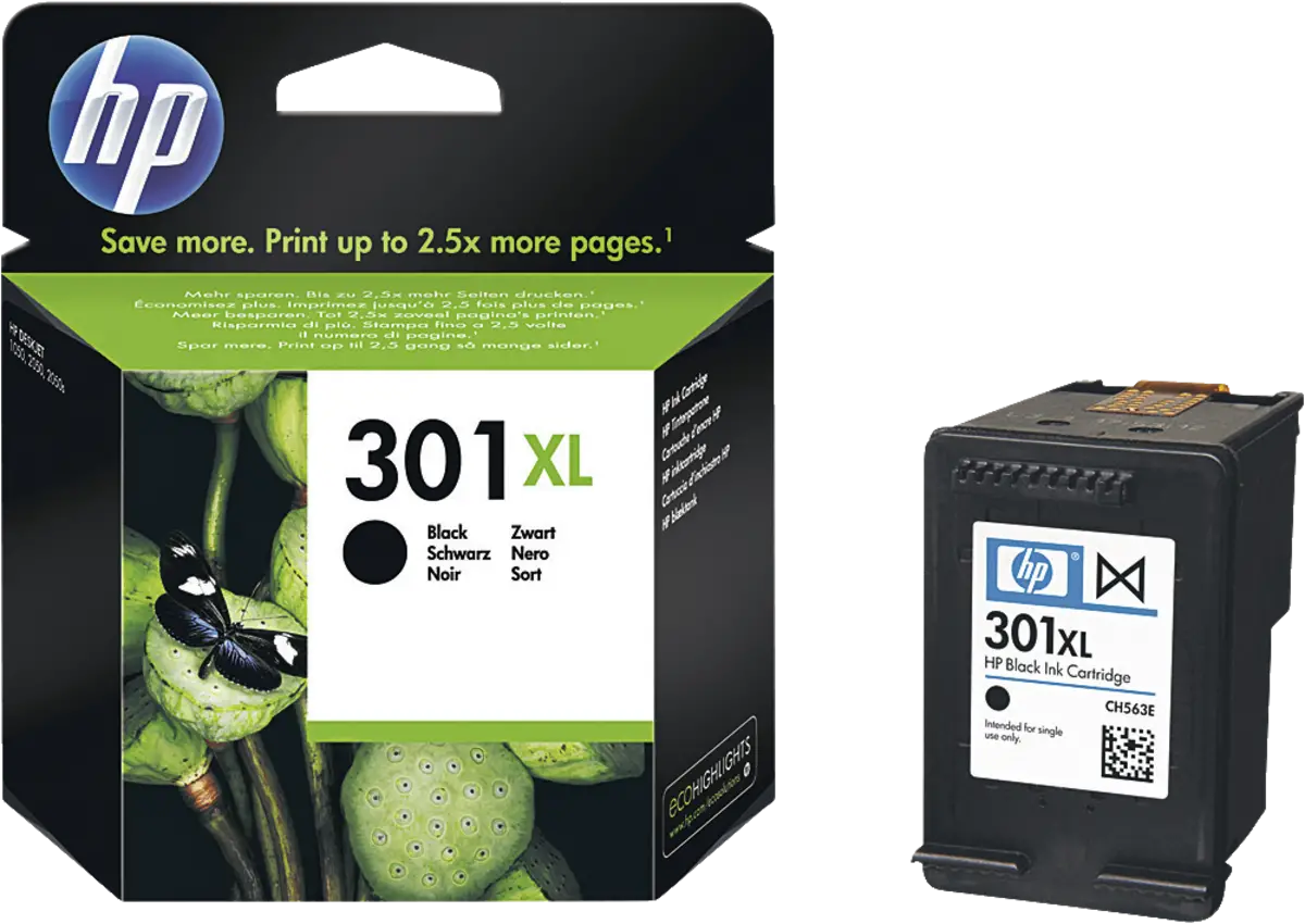 HP 301XL ink black