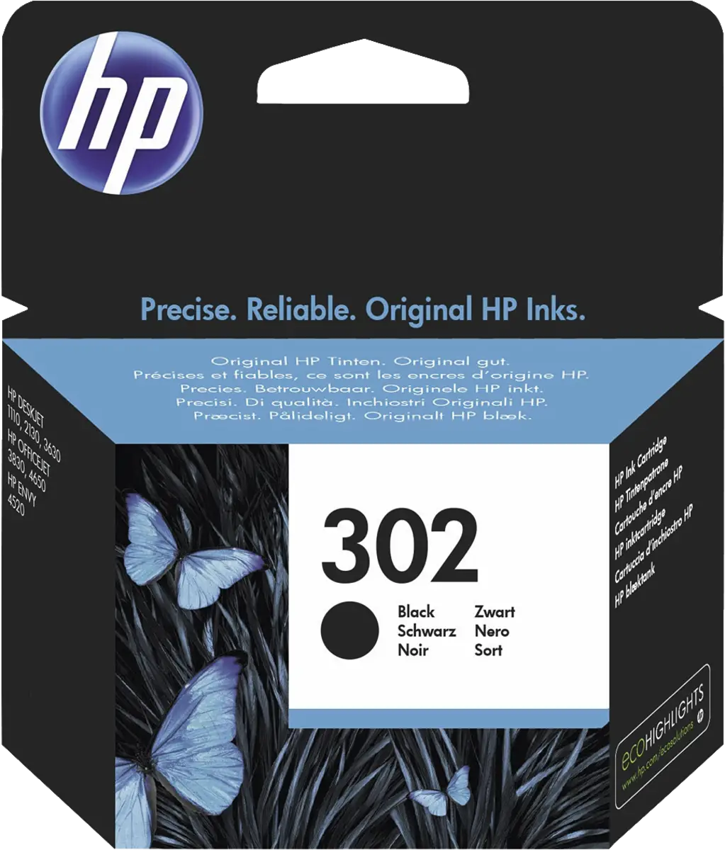 HP 302 ink black