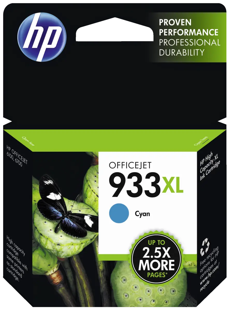 HP 933XL ink cyan