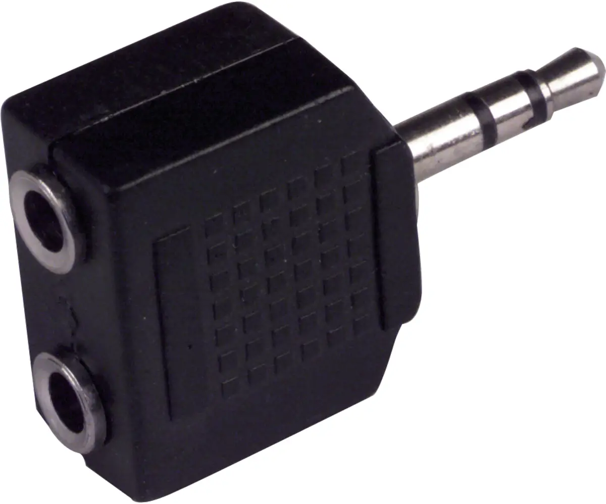 ADAPTER 2X3.5(F)-3.5(M) STEREO