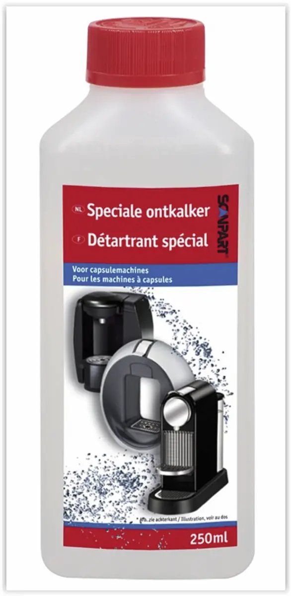 ONTKALKER CAPSULEMACH. 250ML.