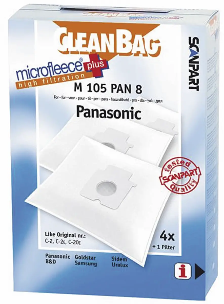 2682228105 Stofzak Panasonic C-2E micro+