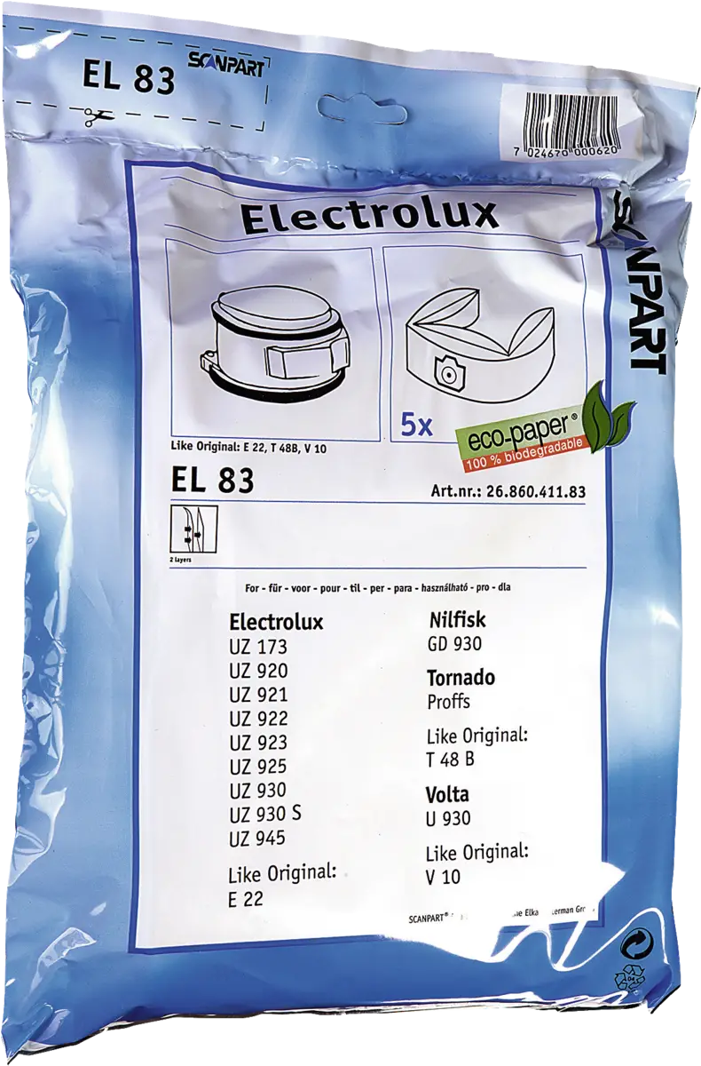 2686041183 STOFZAK ELECTROLUX UZ920 / 5 2L