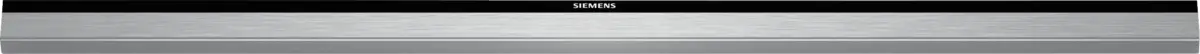 LZ49850 Greeplijst 90 cm, rvs/zwart, met logo
