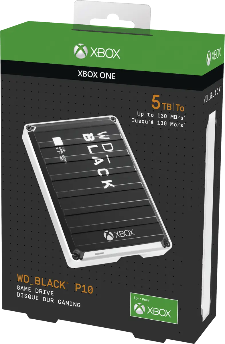 WD Black P10 5TB Game Drive for Xbox One