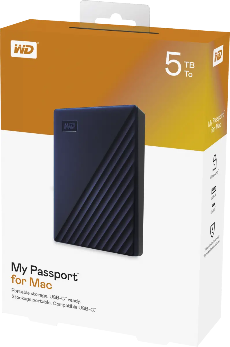 WD My Passport for Mac 5TB