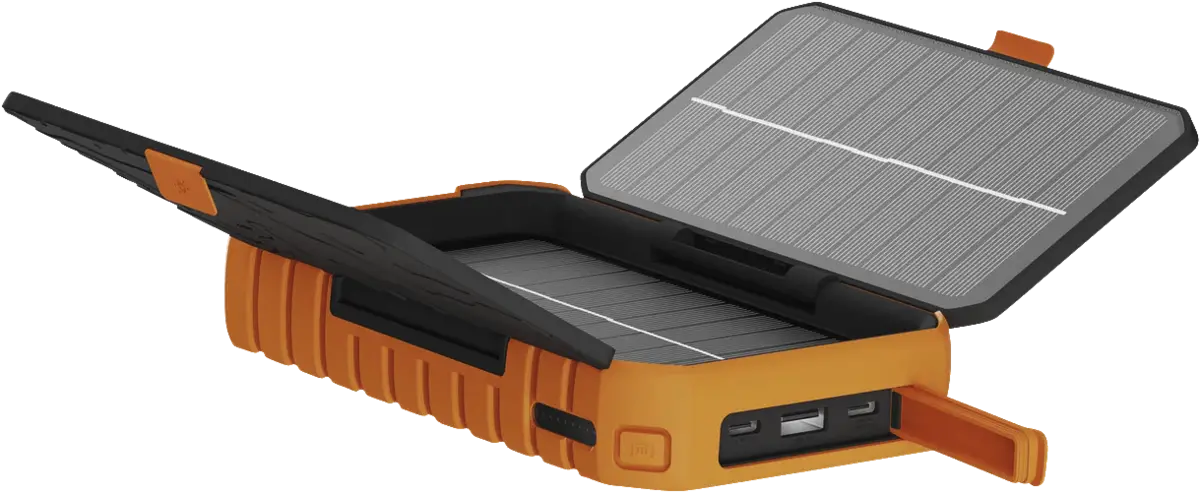 Rugged Power Pack, solar module, 10.000mAh