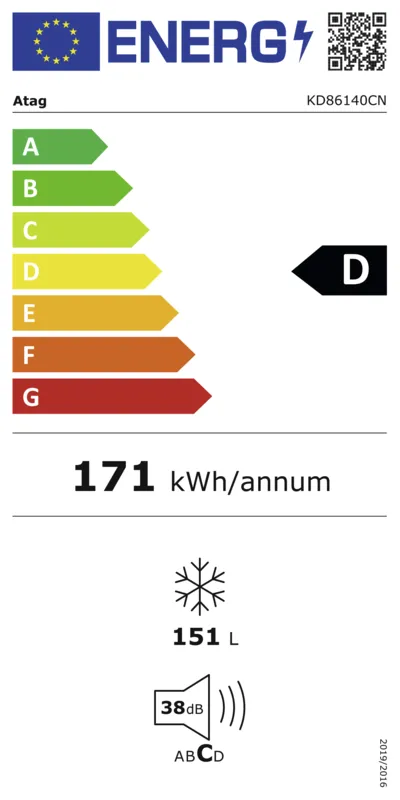 ATAG KD86140CN energielabel