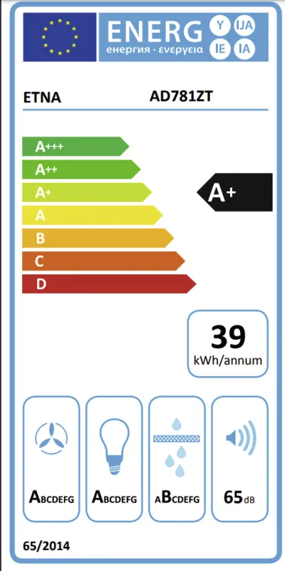 Etna AD781ZT energielabel
