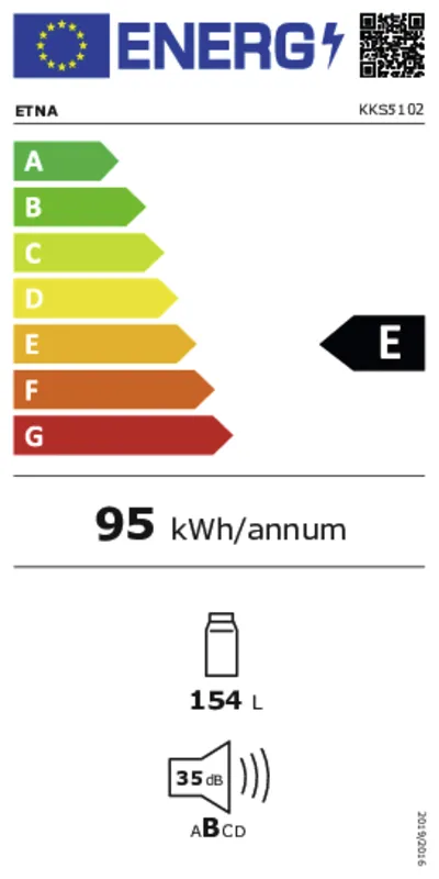 Etna KKS5102 energielabel