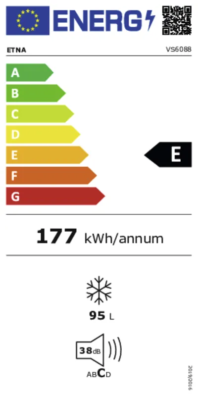 Etna VS6088 energielabel