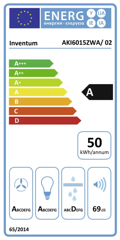 Inventum AKI6015ZWA energielabel