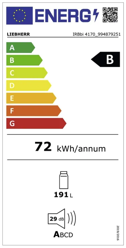 Liebherr IRBbi 4170-22 energielabel