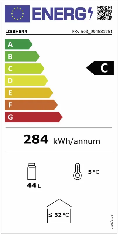 Liebherr FKv 503-24 energielabel