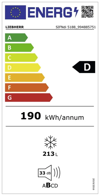 Liebherr SIFNdi 5188-22 energielabel
