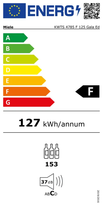 Miele KWTS 4785 F energielabel