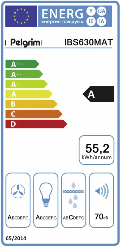 Pelgrim IBS630MAT energielabel
