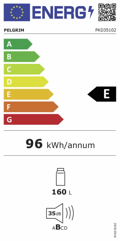 Pelgrim PKD35102 energielabel