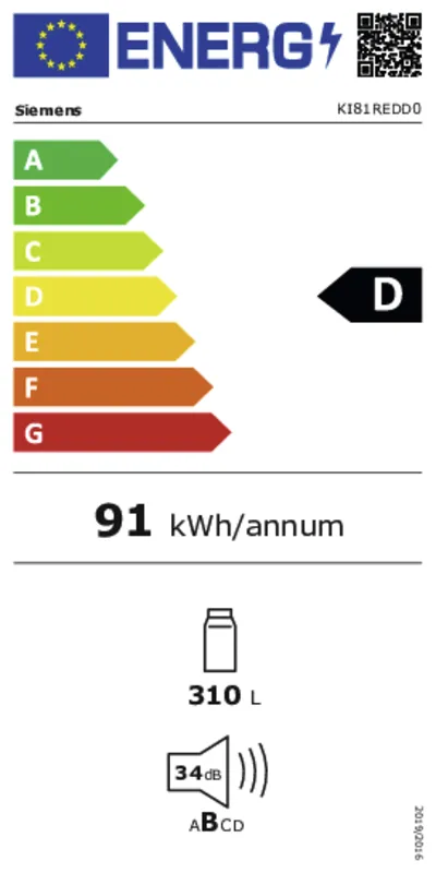 Siemens KI81REDD0 topTeam energielabel