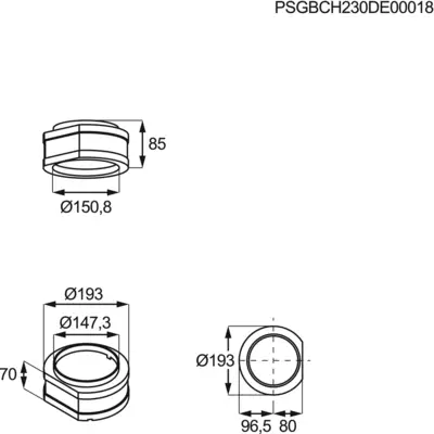 M8CKSL07 Geluidsdemper 7 cm