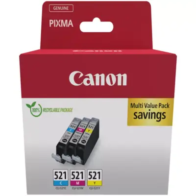 Canon CLI521Z Tinte (3) cmy