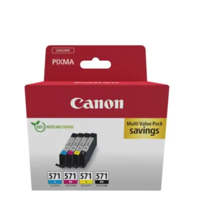 Canon CLI571 Pixma MG Tinte (4) 4color