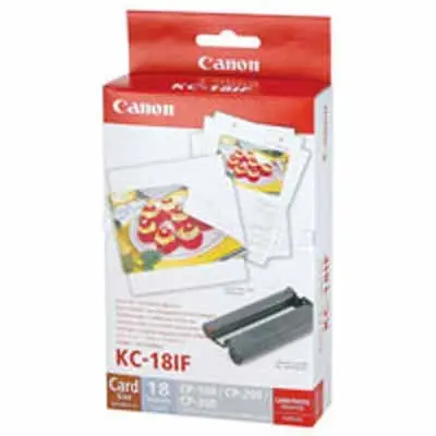 Canon KC-18IF: Color ink/Paperset Credit Card