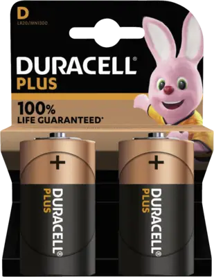 Duracell Plus-D(MN1300/LR20) K2