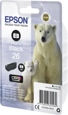 Epson T2611 ink ph black bls