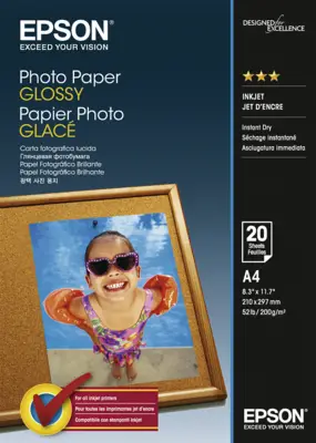 Epson Photo Paper Glossy A4 20 sheet 200 gm