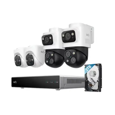 Eufy NVR Security System S4 (Bullet-PTZ + Turret Cam)