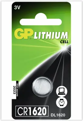 GP Battery GP KNOOPCEL LITH. CR1620