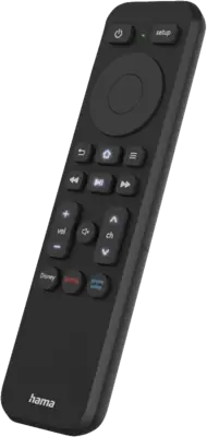 Universele tv-afstandsbediening streaming