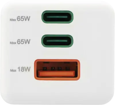 201996 Mini-Lader, GaN, 2 USB-C+1 A, 65W