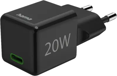 Hama Super-Mini-Charger, PD/Qualcomm, USB-C 20W