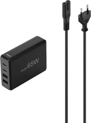 Hama USB-oplaadstation 4 poorten, GaN , snellader