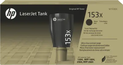 HP 153x tank toner reload kit