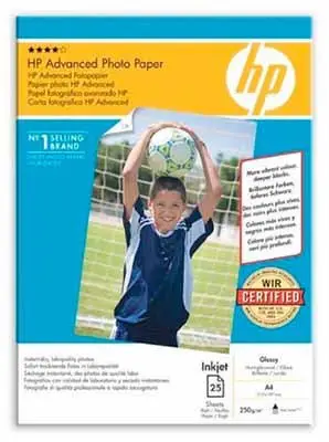 HP Advanced Fotopapier A4, 25 vel